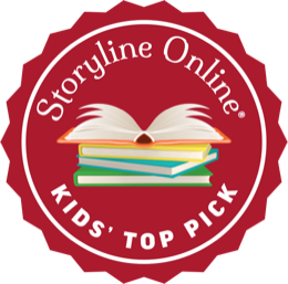 Storyline Online Kids&rsquo; Top Pick Seal of Approval, awarded to Professor Nincompoop for passing one million views